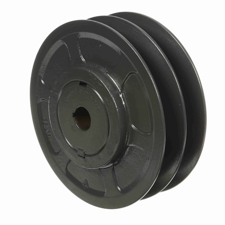 Browning 2 Groove Cast Iron Finish Bore Fhp Variable Pitch Sheave, 2VP71X7/8 2VP71X7/8